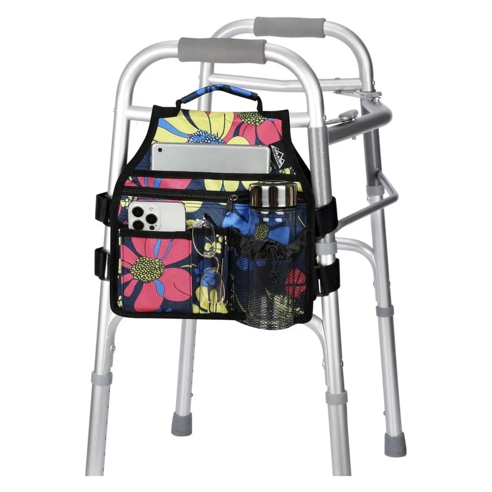 Supregear Side Walker Bag w/Cup Holder, Folding, Waterproof Walker Accessory